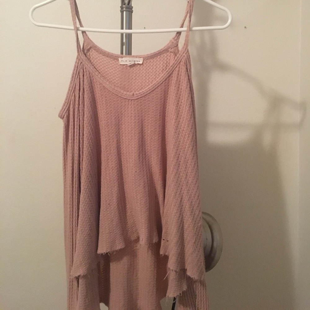 Open shoulder long sleeve top LA Hearts Pacsun