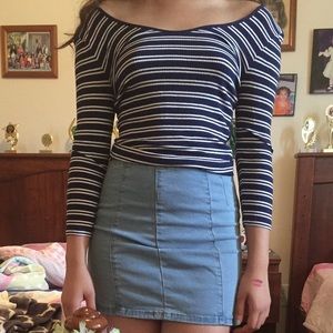 Long sleeve knit top