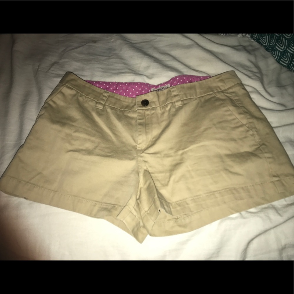 Merona tan chino shorts size 12