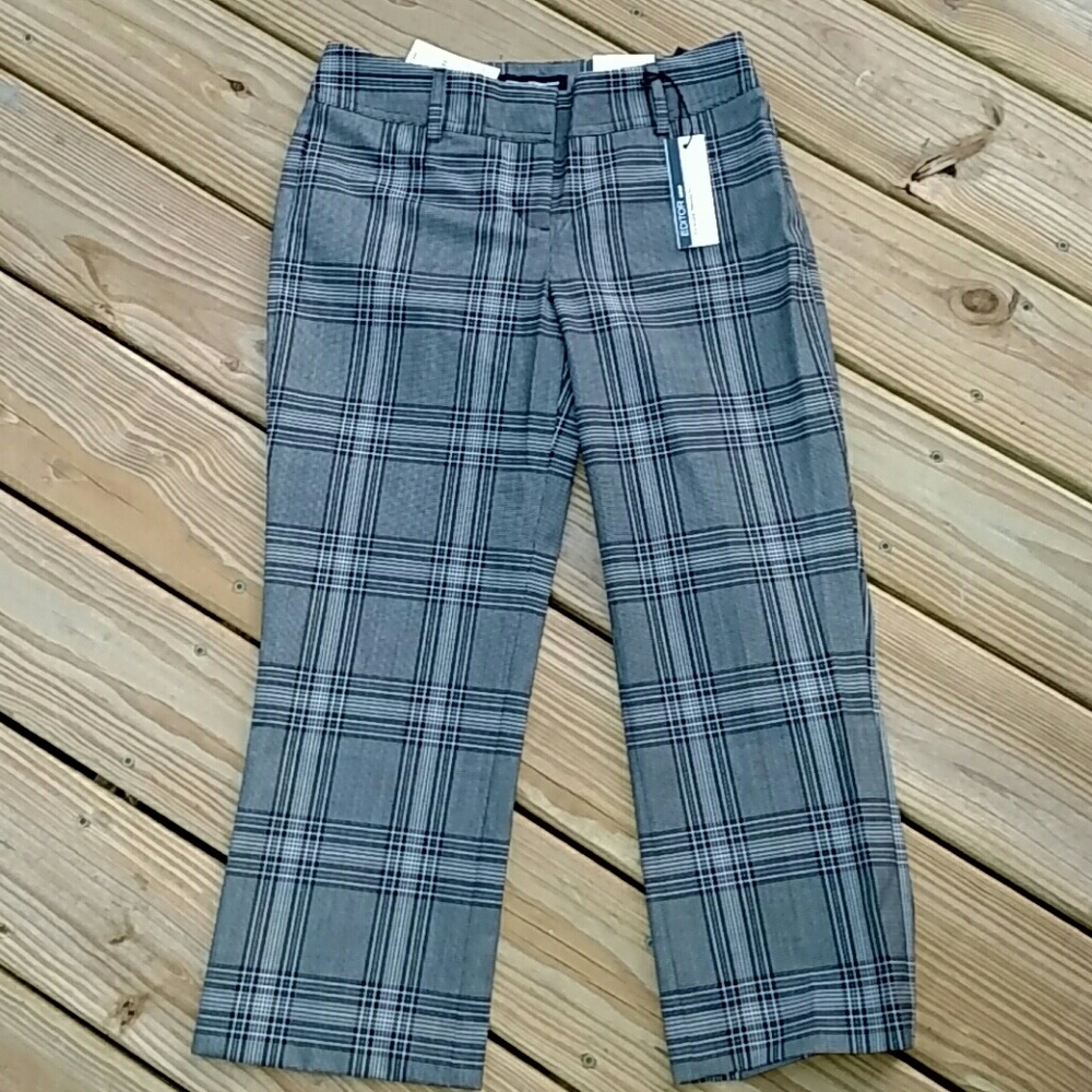 NWT Express Editor Crop Pant