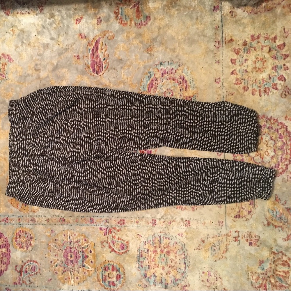 High-waisted Forever 21 jogger pants.