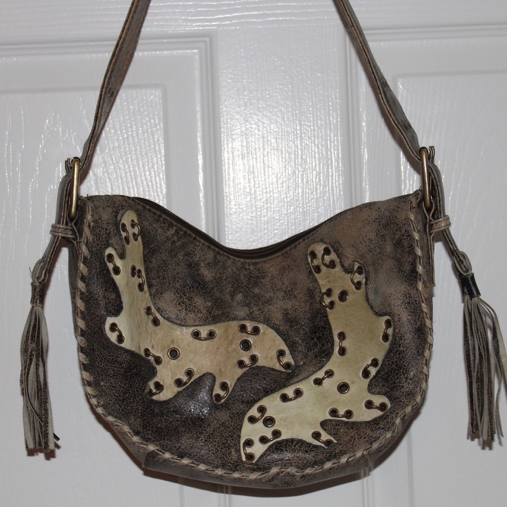 ⭐️ Vintage Italy Firenze leather bag