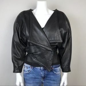 80s Vintage Leather Jacket in Amazing Condition
