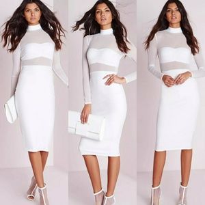 🔜HOST PICK🔙Missguided sheer top midi dress