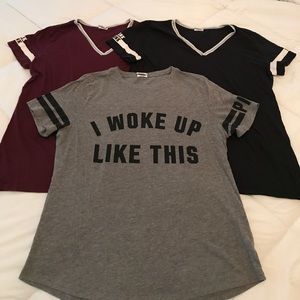 Bundle of Pink brand tshirts