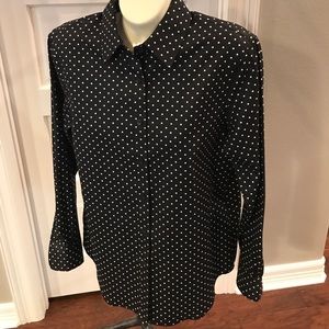 Jones New York Signature Easy Care Sz small blouse