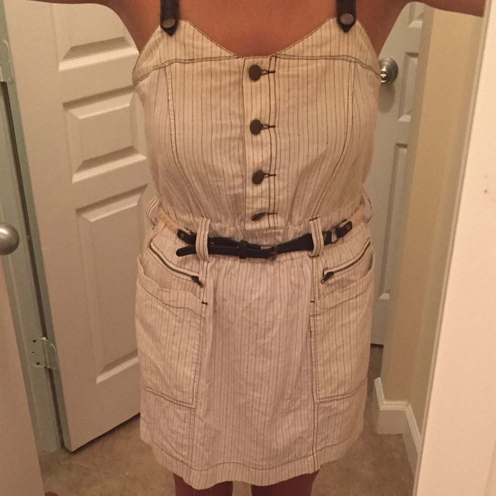 🚂 PinStriped Mini Dress - Picture 2 of 7