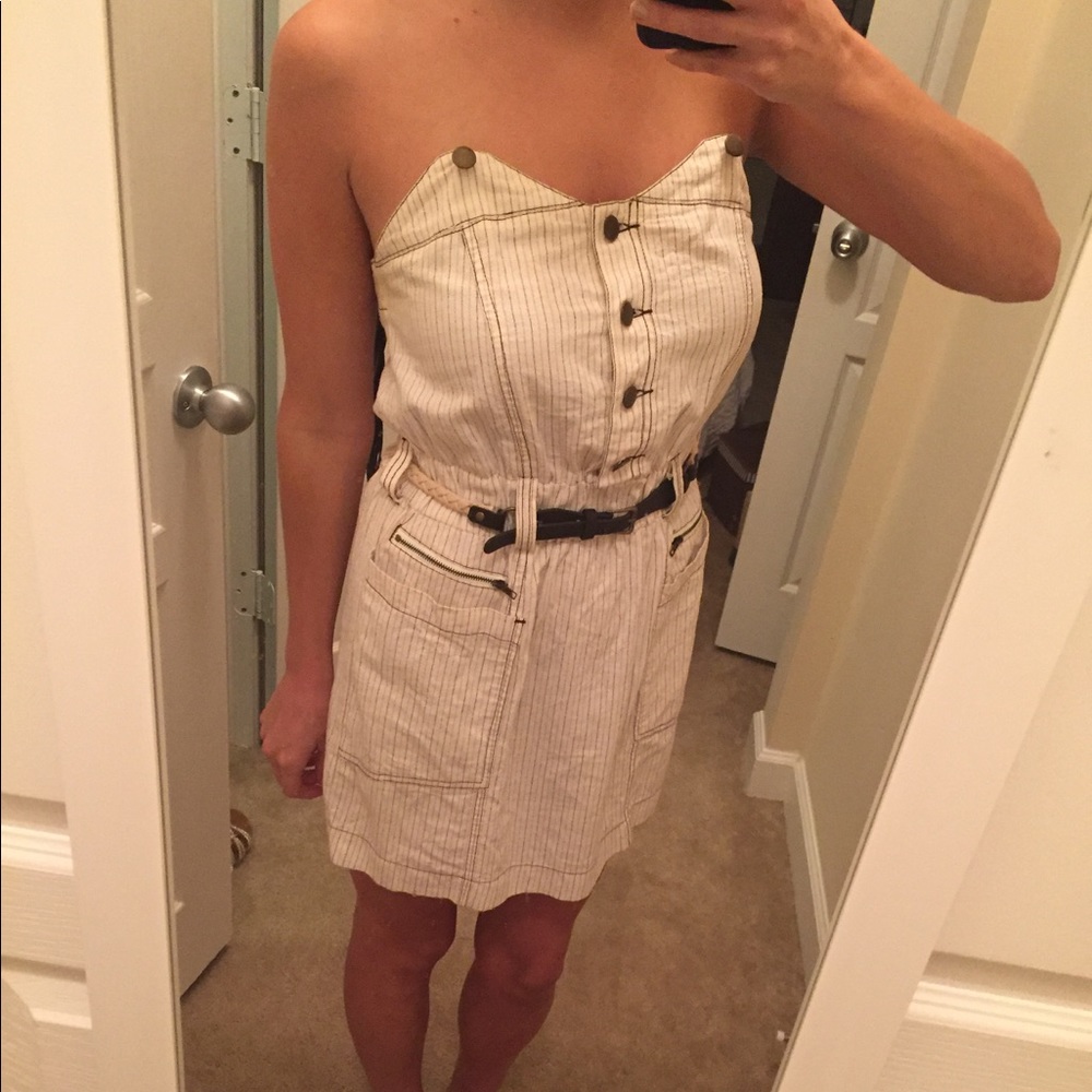 🚂 PinStriped Mini Dress - Picture 3 of 7