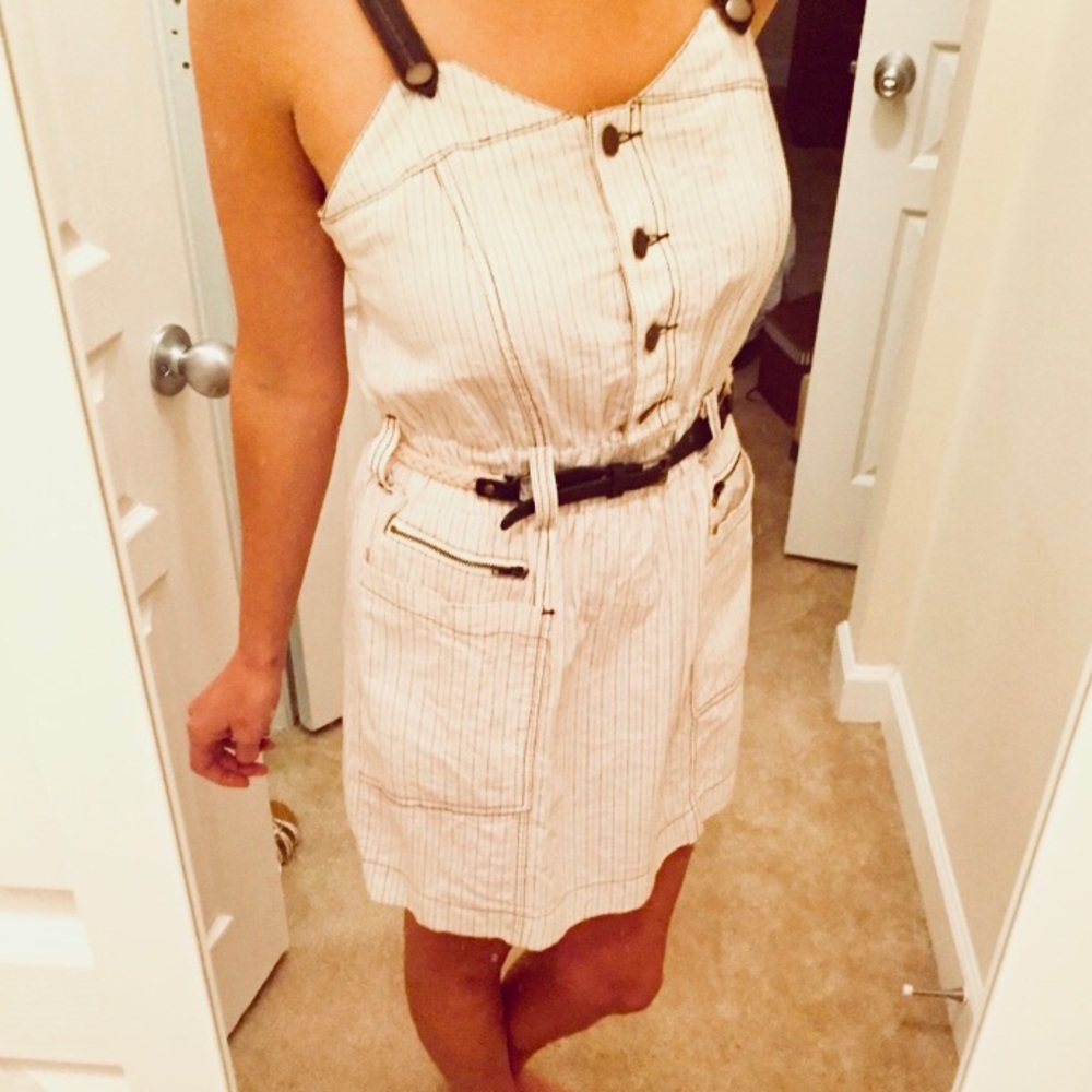 🚂 PinStriped Mini Dress