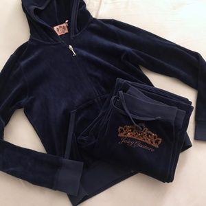 Juicy Couture Girls Velour Tracksuit