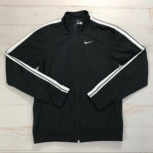 Nike Black white Light Track Jacket Soccer Size M