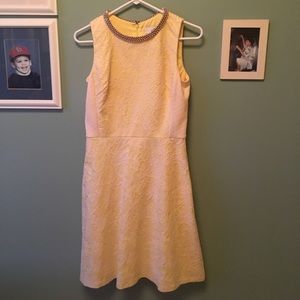 ❌Sold❌Yellow and white lace dress