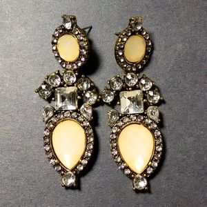 Stud Earrings- Cream