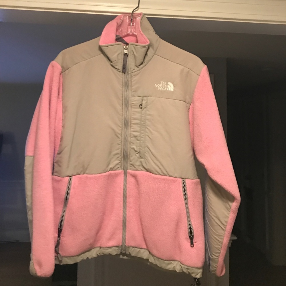 Women's north face fleece zip up jacket