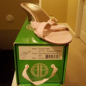 Lilly Pulitzer knotty heel