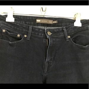 Levi's Bold Curve Straight Dark Wash Jeans