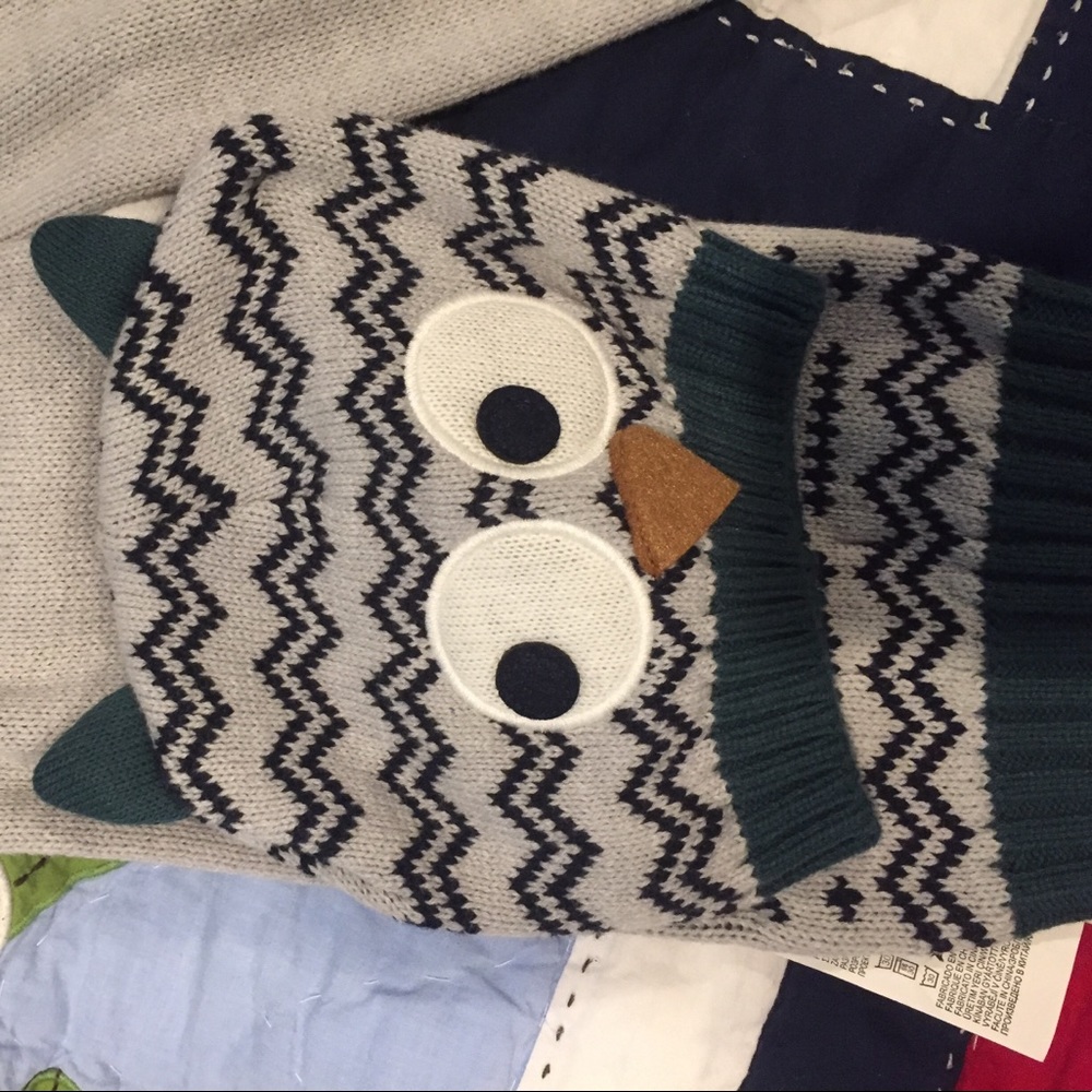 Scarf and hat baby set