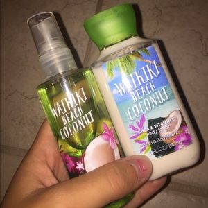 Waikiki Beach Coconut duo.