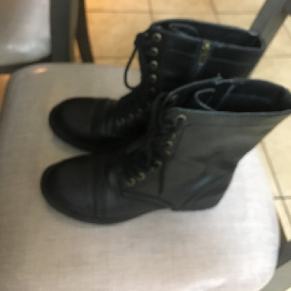 Faded Glory brand combat boots size 8