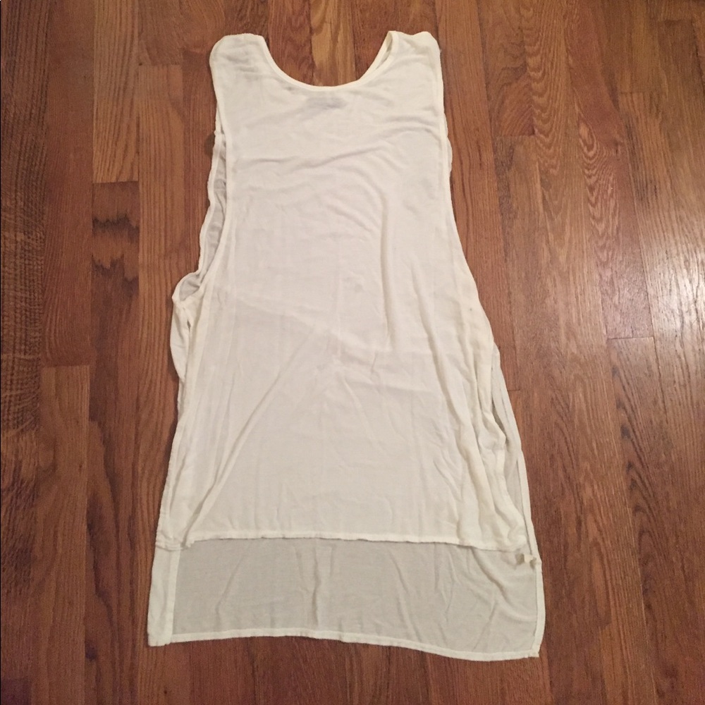 White Open Side Shirt