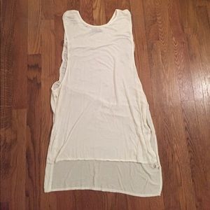 White Open Side Shirt