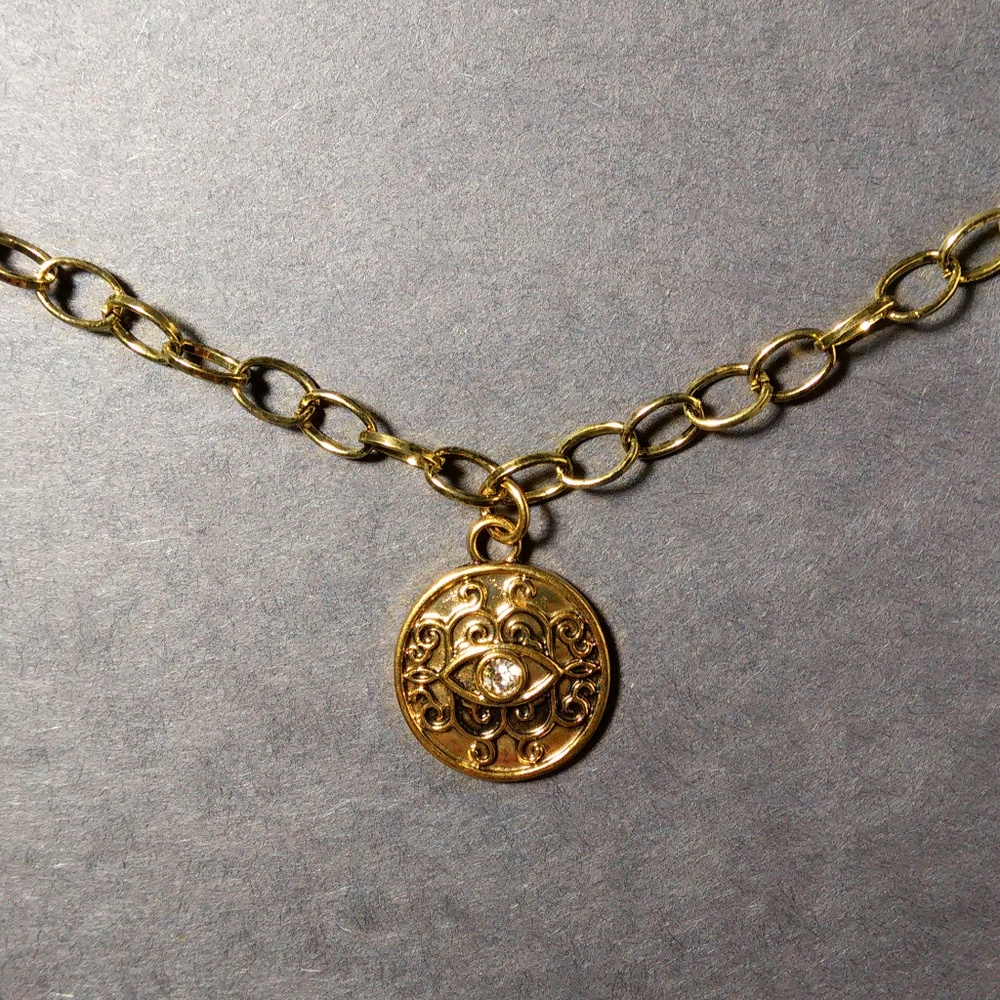Eye Necklace 18 in