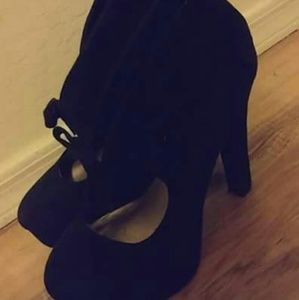 Black high heels