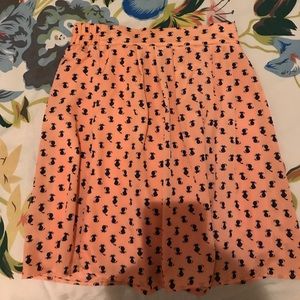 High waisted cat skirt