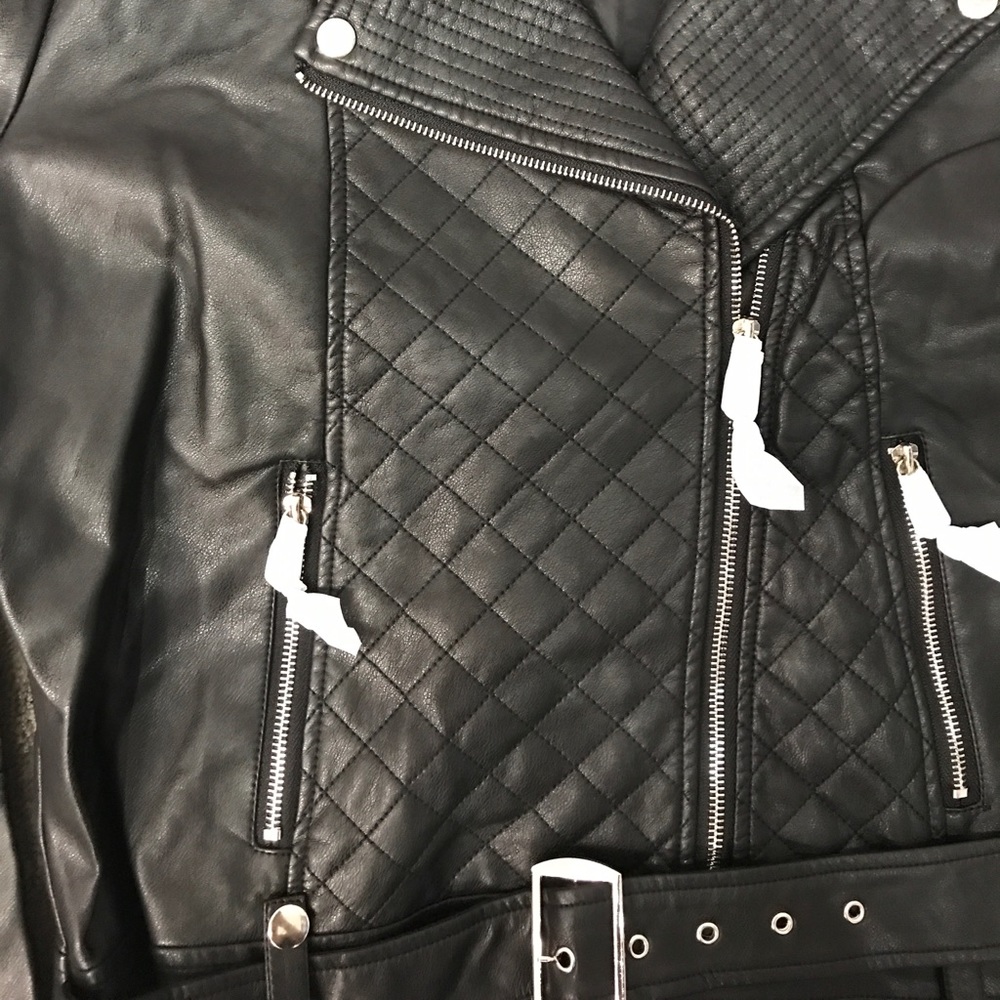 Quilted adorable leather jacket (faux leather) - Picture 2 of 2