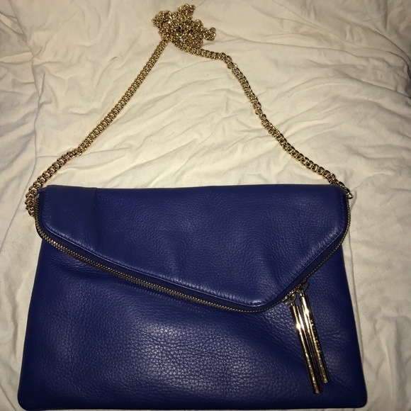 Electric Blue Henri Bendel Crossbody - Picture 2 of 7
