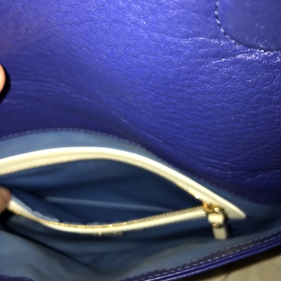 Electric Blue Henri Bendel Crossbody - Picture 6 of 7
