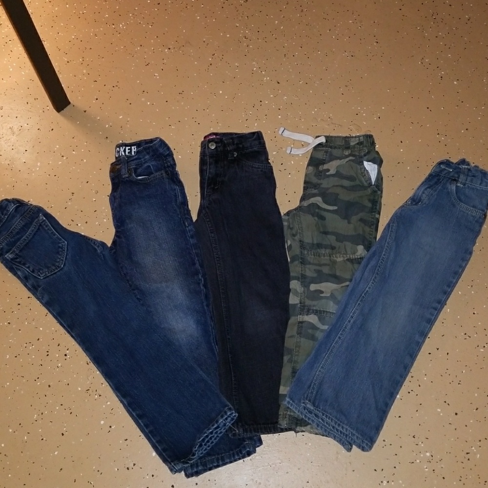 Lot of 5 Boys Jeans