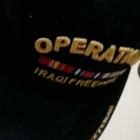 Iraqi Freedom Veteran hat. Adjustable velcro strap - Picture 1 of 2