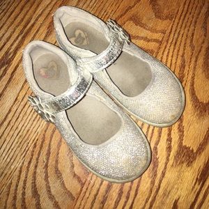 Girls Silver Shoes