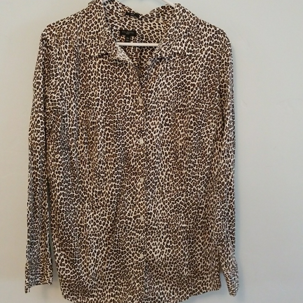 Animal Print Women's Blouse