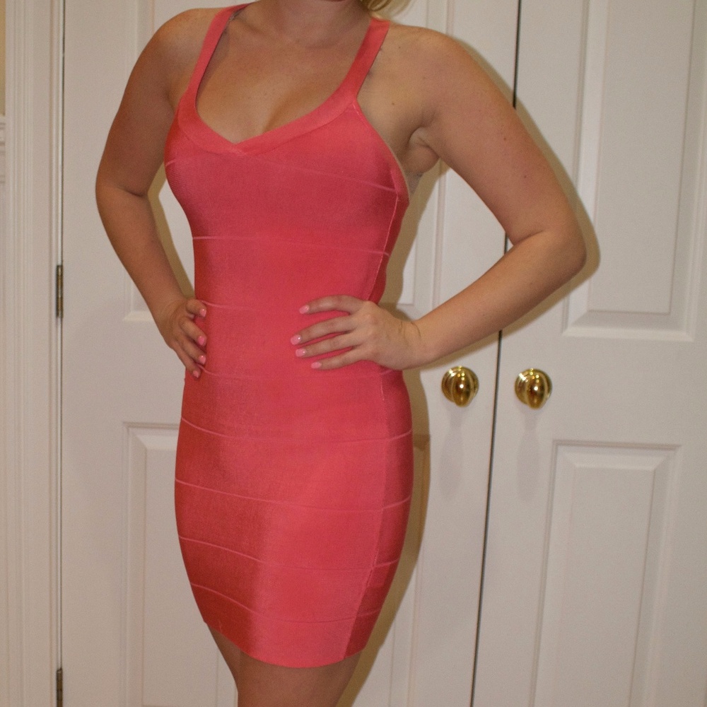 Sexy Pink BodyCon Dress