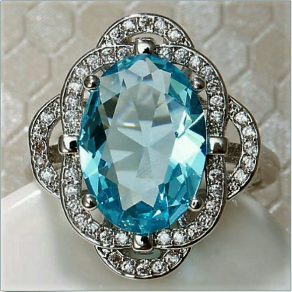 NWT, .925 SILVER TOPAZ,LAST ONE! FIRST$20 TAKES IT - Picture 2 of 3