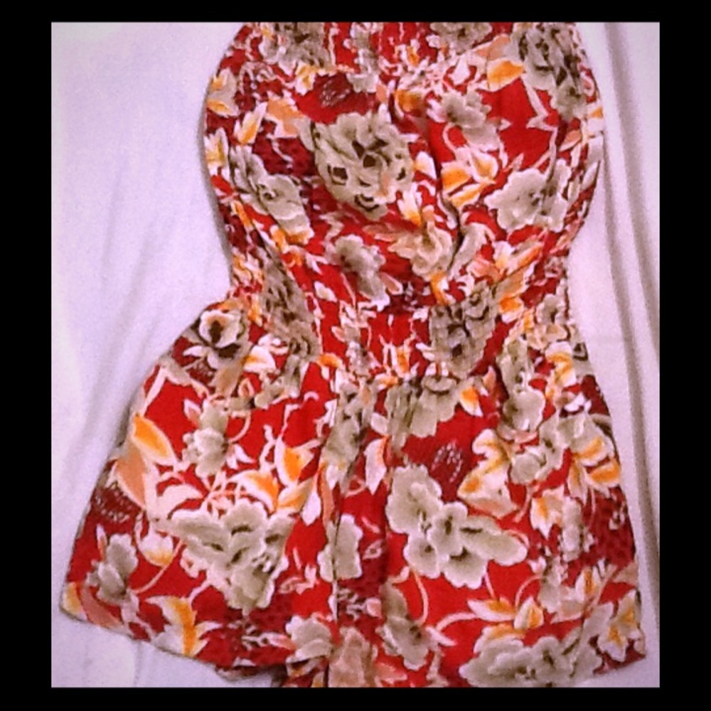 FLORAL COLORED RUMPER
