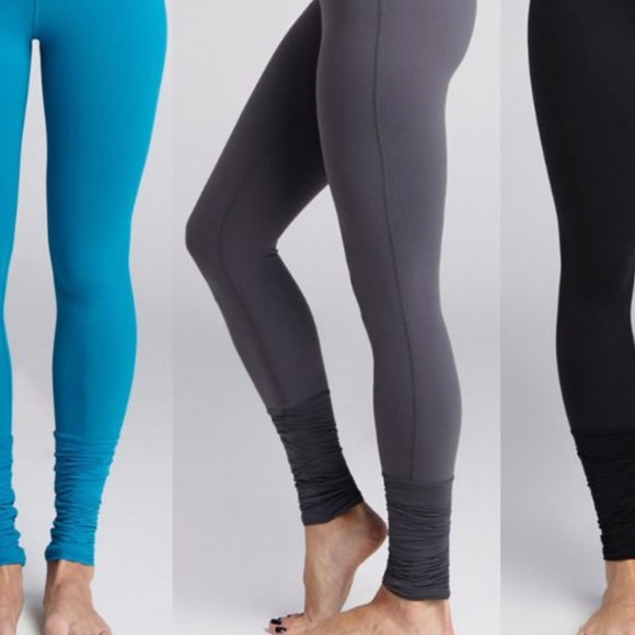 Beyond Yoga Pants - Grey Beyond Yoga Leggings with Gathering