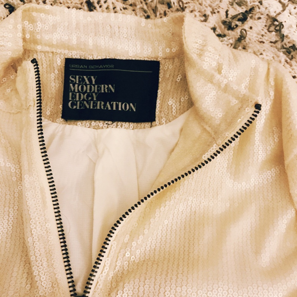 DONATED Sequin Bomber Jacket - Picture 2 of 5