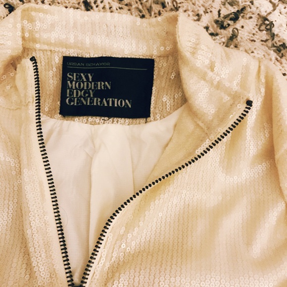 DONATED Sequin Bomber Jacket - Picture 2 of 5