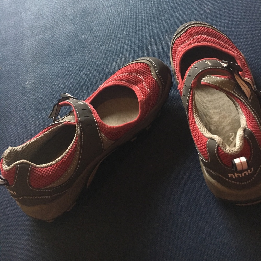 Ahnu red shoes