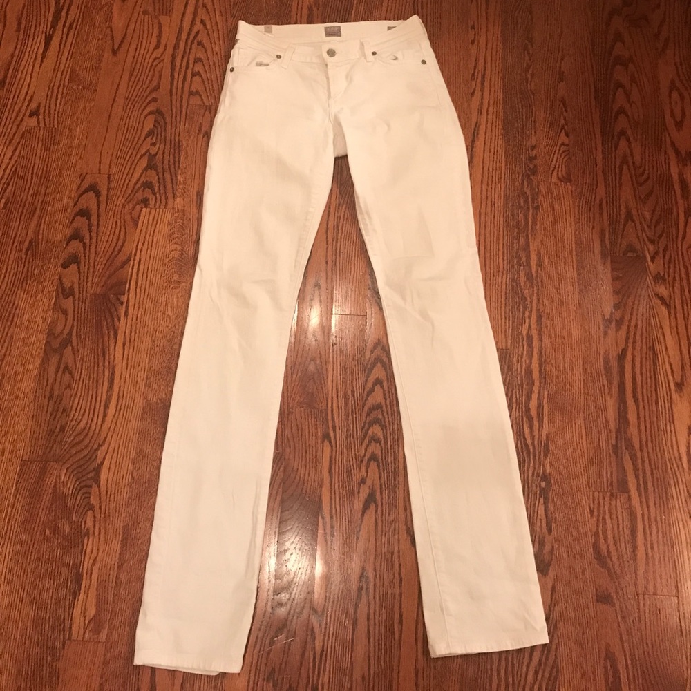 Citizens white boot jeans