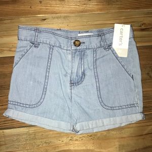NEW Carters Blue Jean Shorts