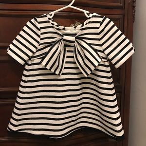 Striped Blouse with Bow