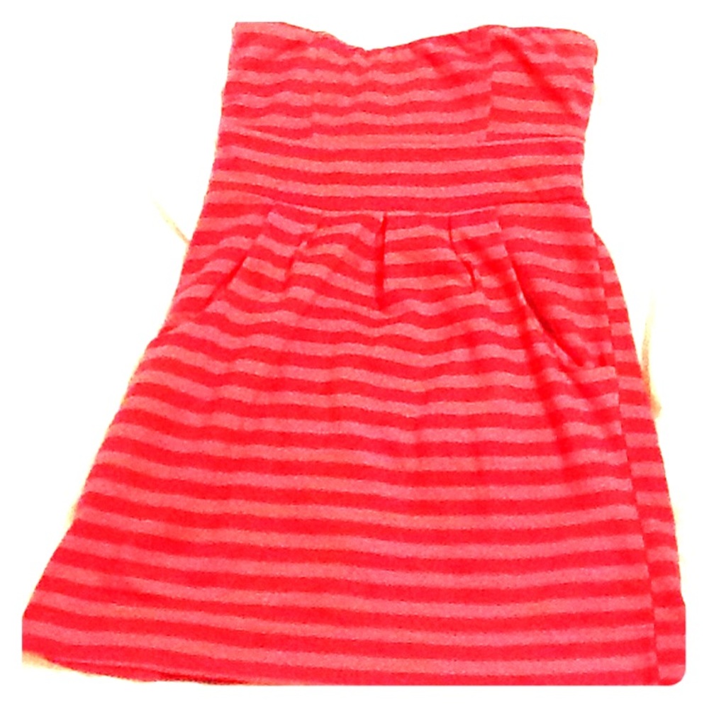 STRAPLESS MINI DRESS