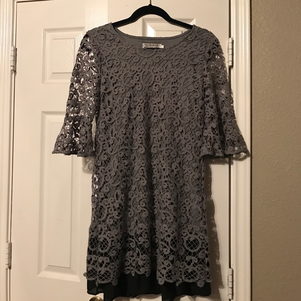 Lace dress.