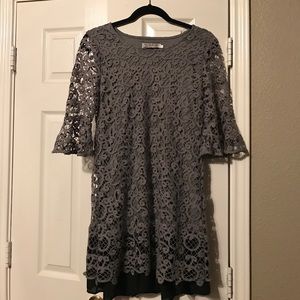 Lace dress.