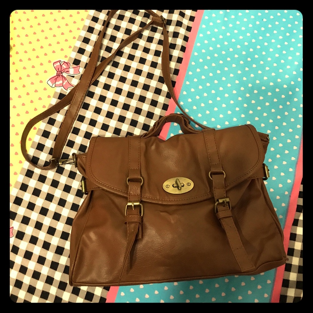A light brown bag
