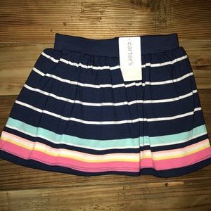 NEW Carters Striped Skirt